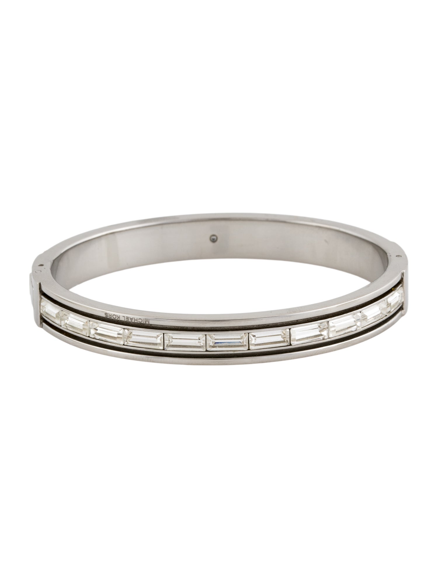 Michael Kors Crystal Hinge Bangle Bracelet