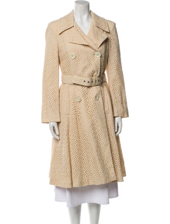 Michael Kors Printed Trench Coat