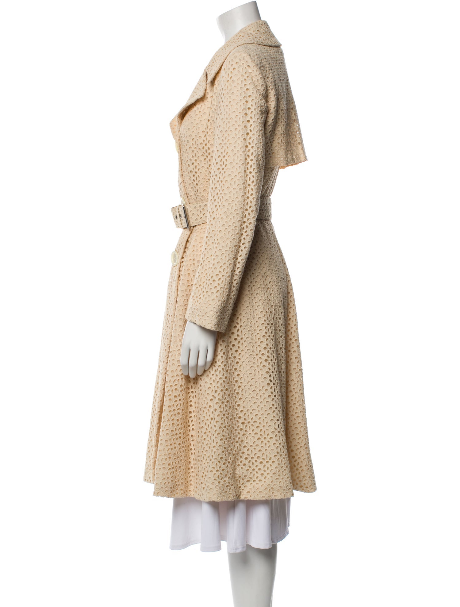 Michael Kors Printed Trench Coat