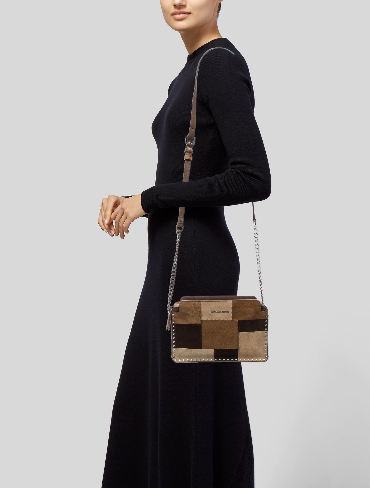 Michael Kors Suede Crossbody Bag