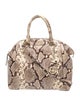 Michael Michael Kors Embossed Leather Top Handle Bag