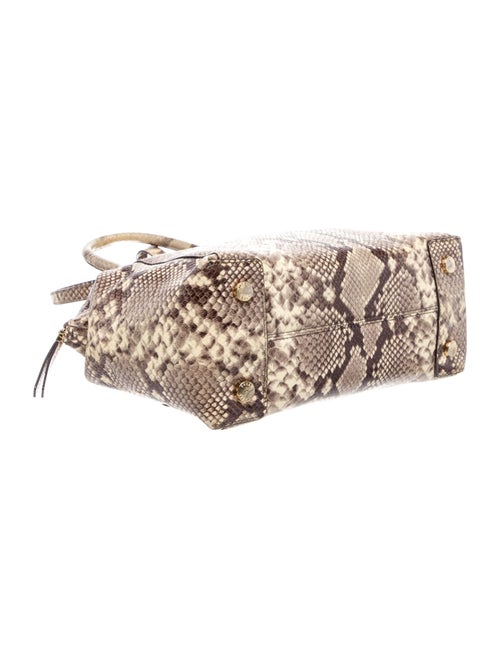 Michael Michael Kors Embossed Leather Top Handle Bag