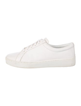 Michael Kors Signature Logo Leather Sneakers