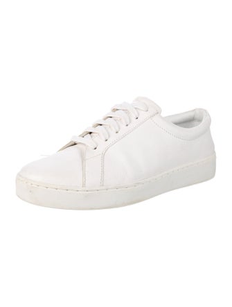 Michael Kors Signature Logo Leather Sneakers