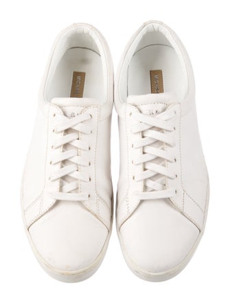 Michael Kors Signature Logo Leather Sneakers