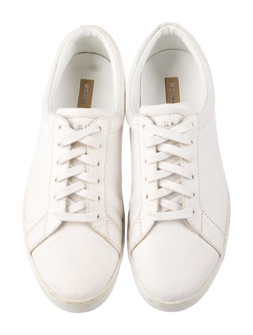 Michael Kors Signature Logo Leather Sneakers
