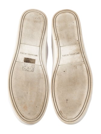 Michael Kors Signature Logo Leather Sneakers
