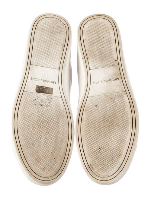 Michael Kors Signature Logo Leather Sneakers