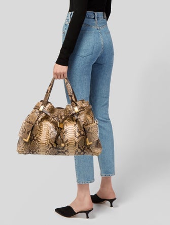 Michael Kors Snakeskin Shoulder Bag