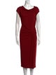 Michael Kors Cowl Neck Midi Length Dress