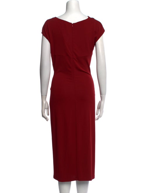 Michael Kors Cowl Neck Midi Length Dress