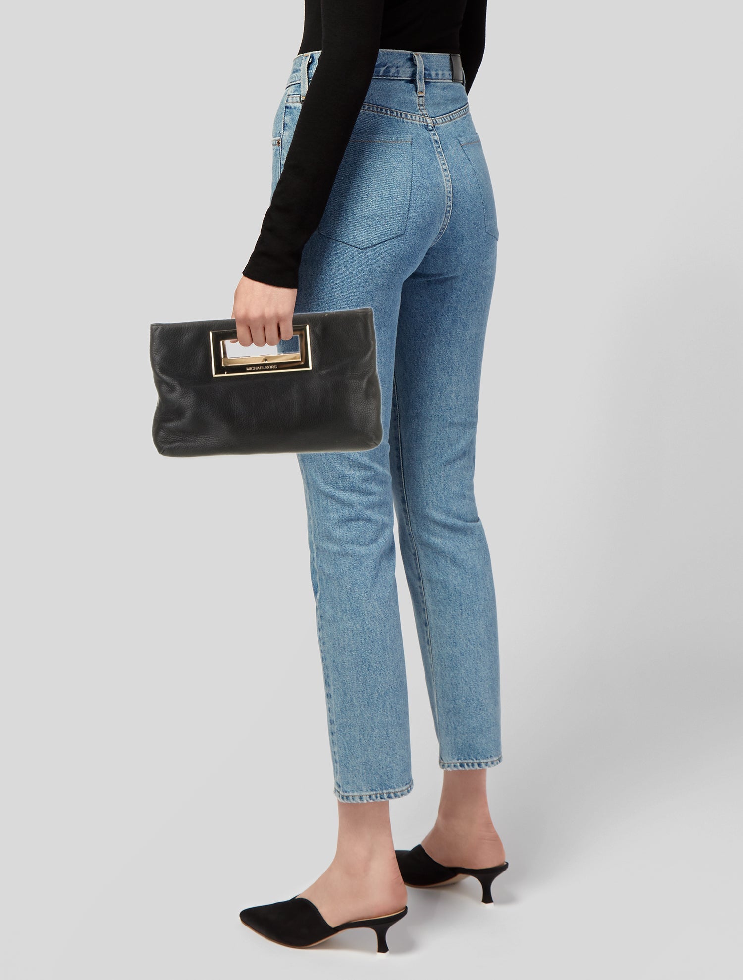 Michael Kors Leather Clutch