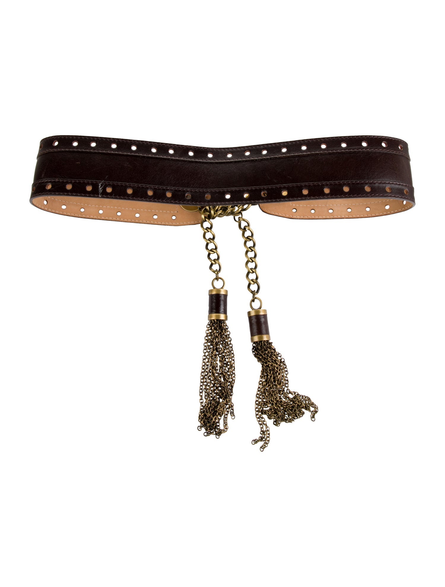 Michael Kors Wide Leather Waist Belt