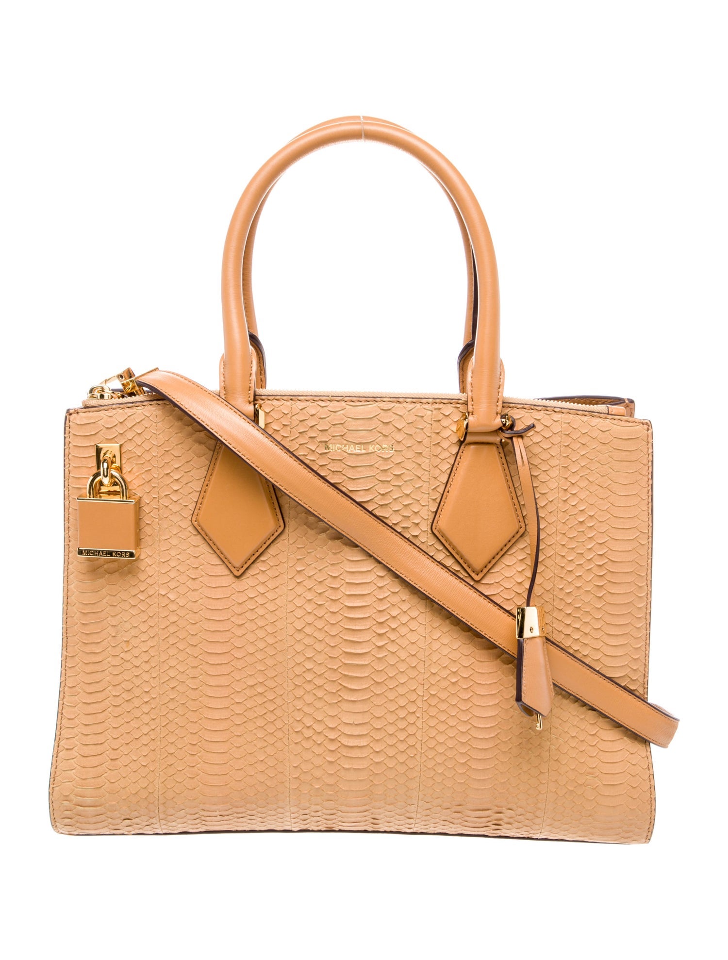 Michael Kors Snakeskin Top Handle Bag