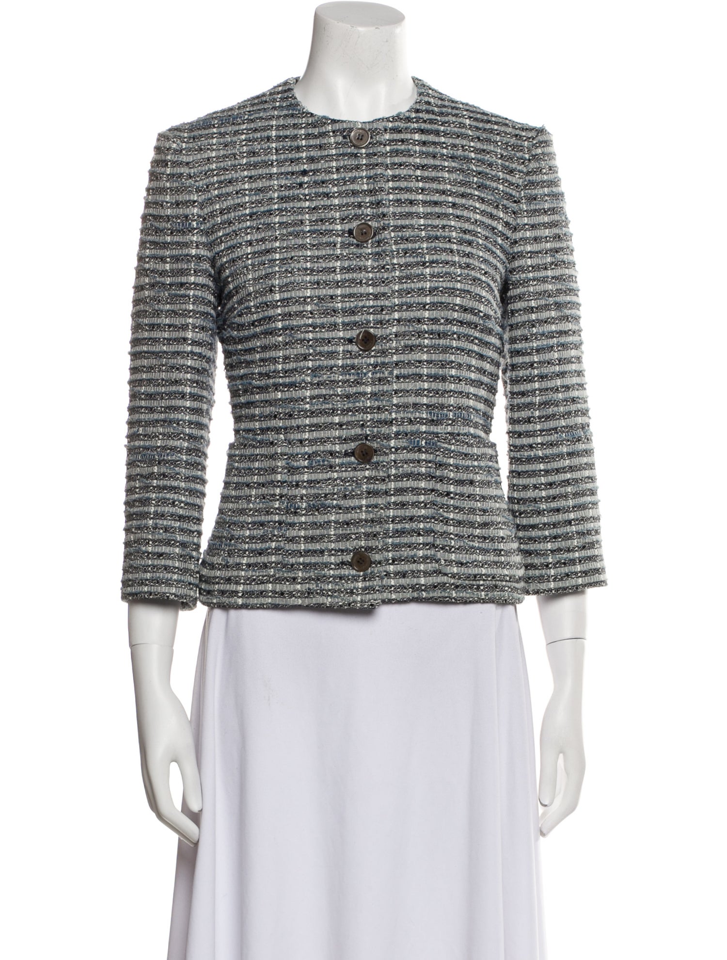 Michael Kors Tweed Pattern Evening Jacket