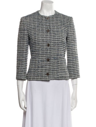 Michael Kors Tweed Pattern Evening Jacket