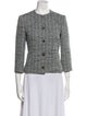 Michael Kors Tweed Pattern Evening Jacket