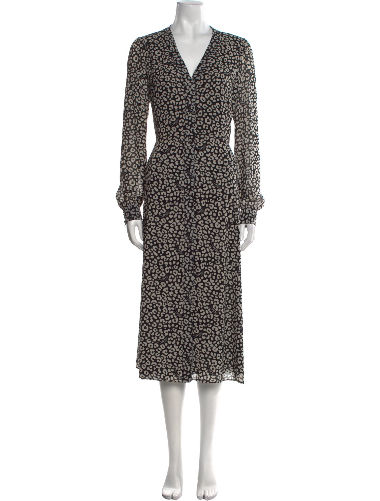 Michael Kors Floral Print Long Dress