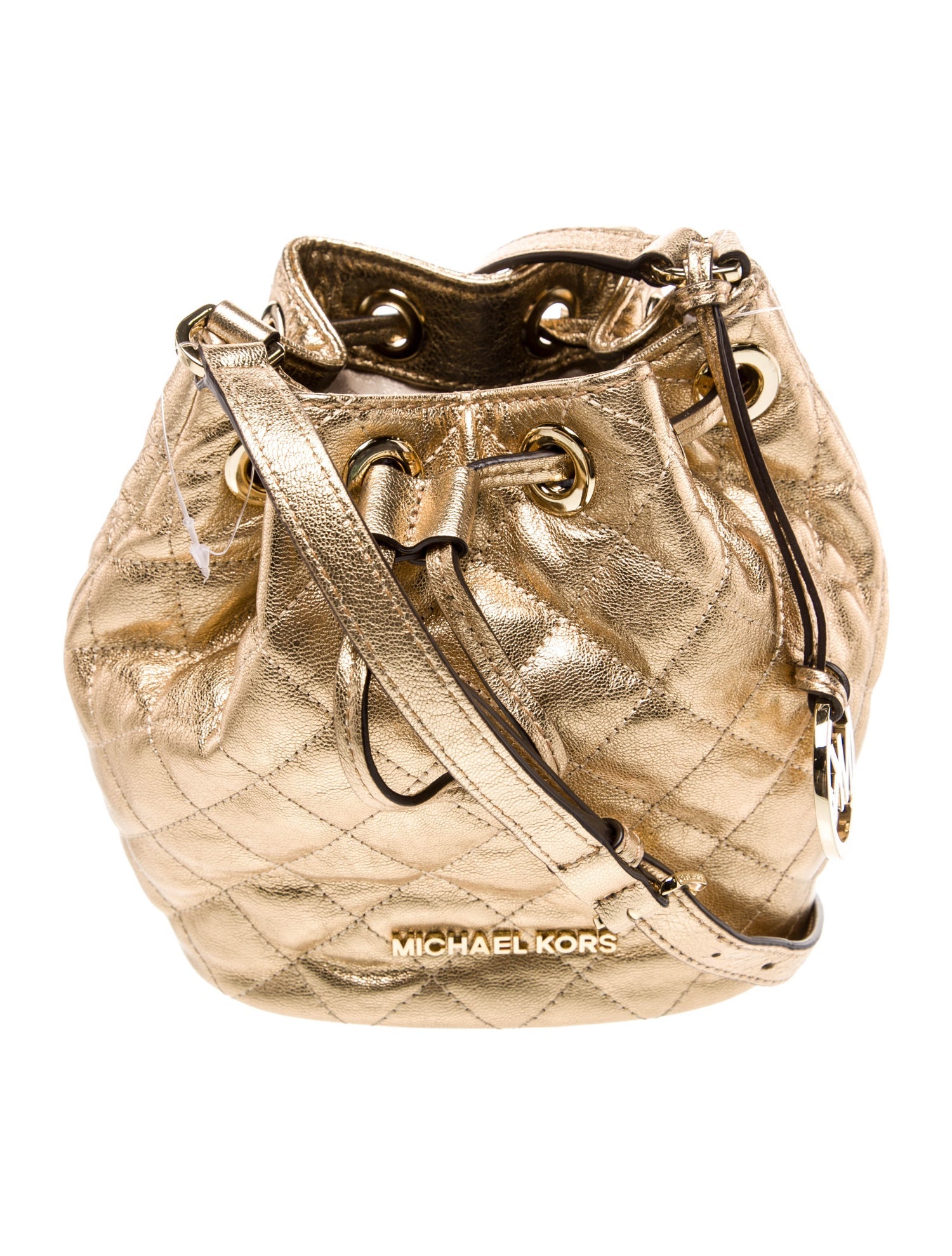 Michael Kors Leather Bucket Bag