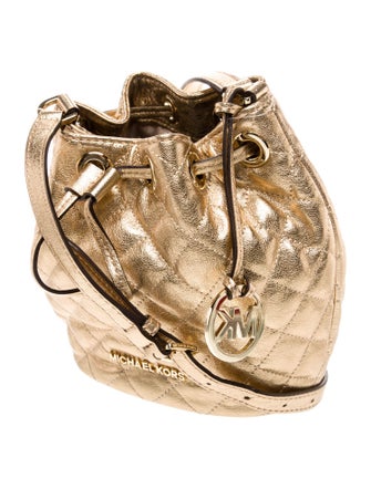 Michael Kors Leather Bucket Bag