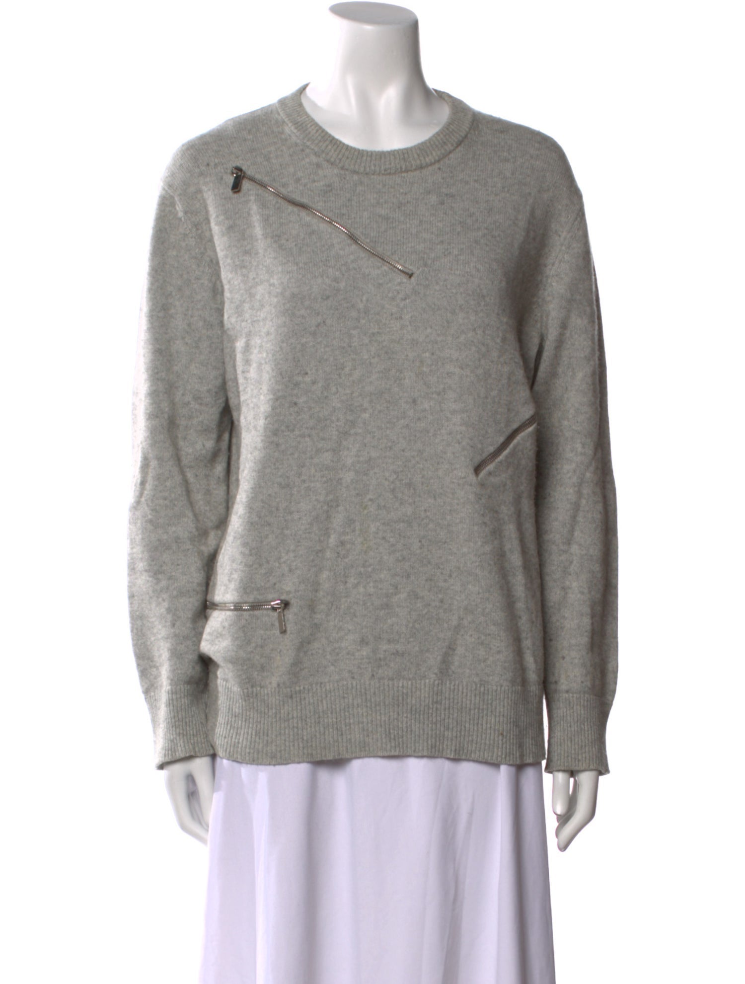 Michael Kors Crochet Crew Neck Sweater