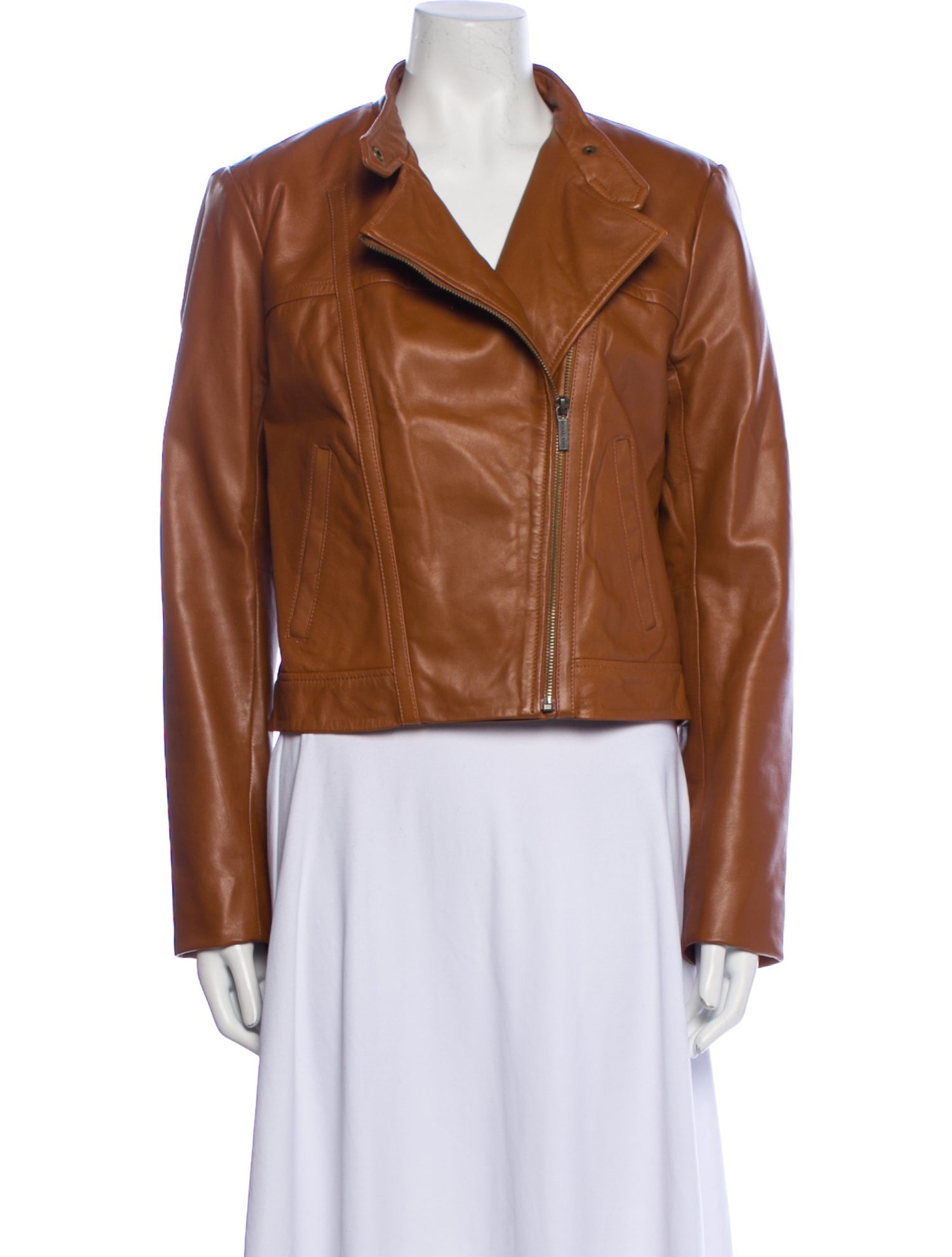 Michael Michael Kors Leather Biker Jacket