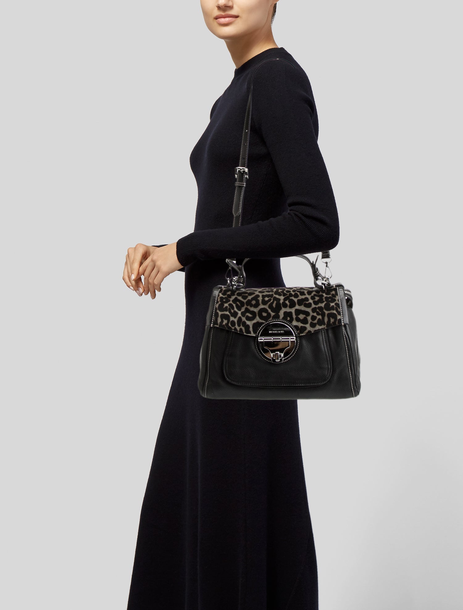 Michael Kors Leather Top Handle Bag