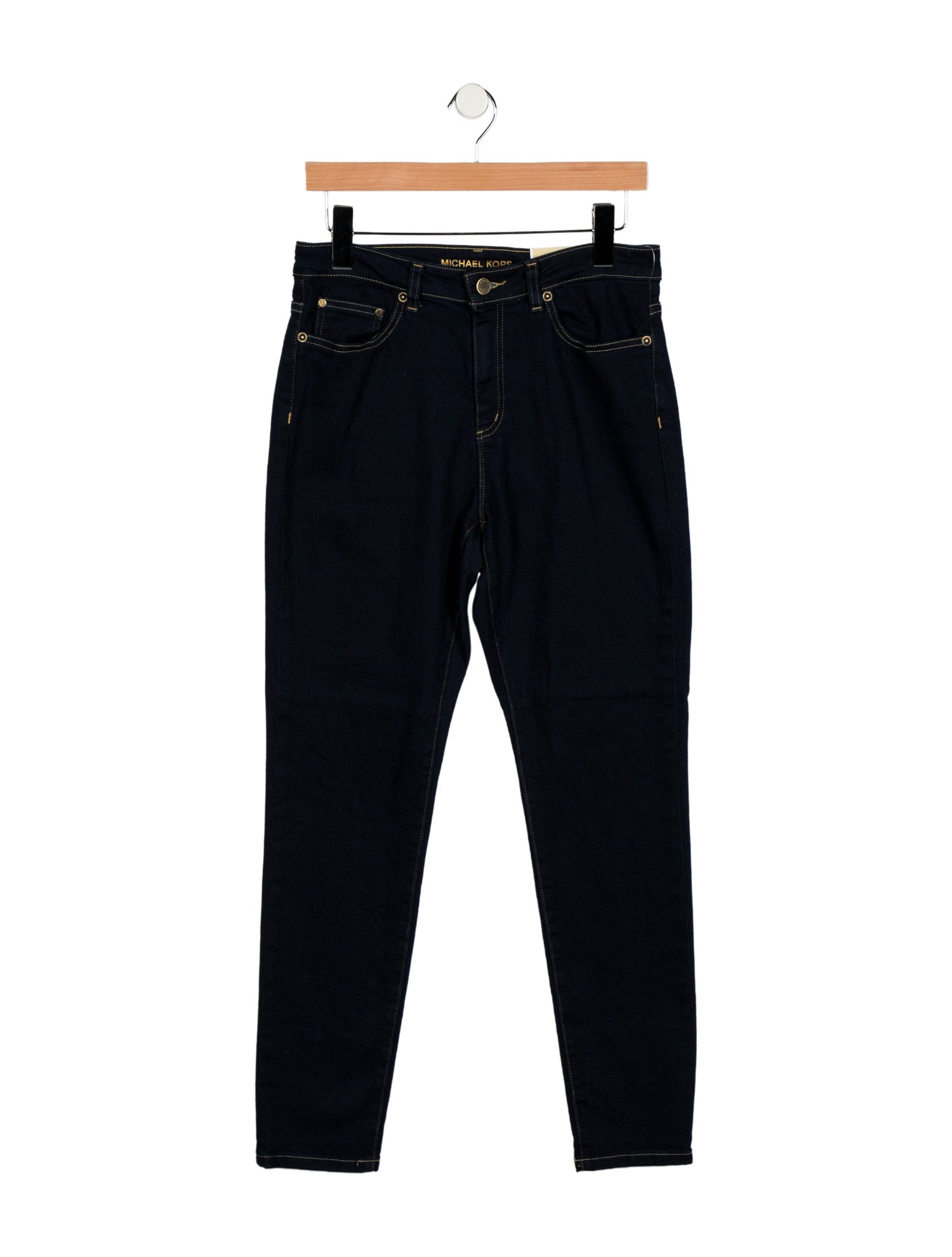 Michael Kors Mid-Rise Skinny Leg Jeans