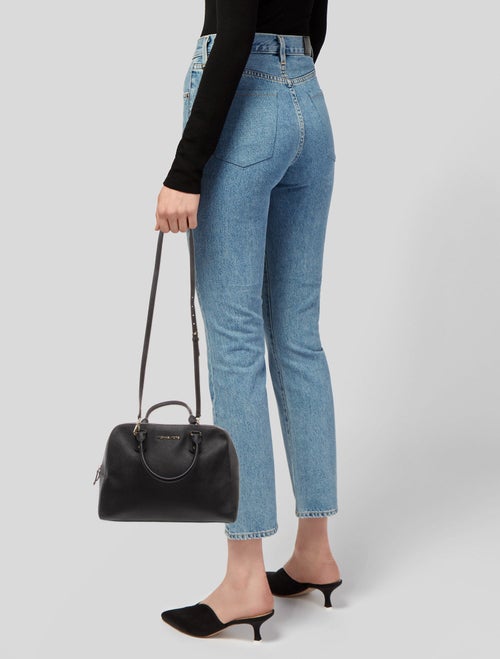 Michael Kors Saffiano Leather Top Handle Bag