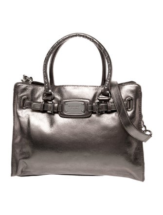 Michael Michael Kors Leather Top Handle Bag