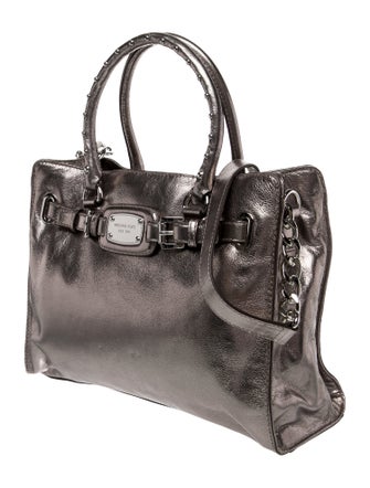 Michael Michael Kors Leather Top Handle Bag
