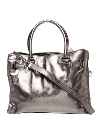 Michael Michael Kors Leather Top Handle Bag