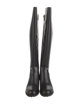 Michael Kors Leather Riding Boots