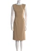 Michael Kors Virgin Wool Knee-Length Dress