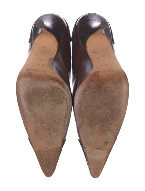 Michael Kors Quilted Pattern Leather Pumps