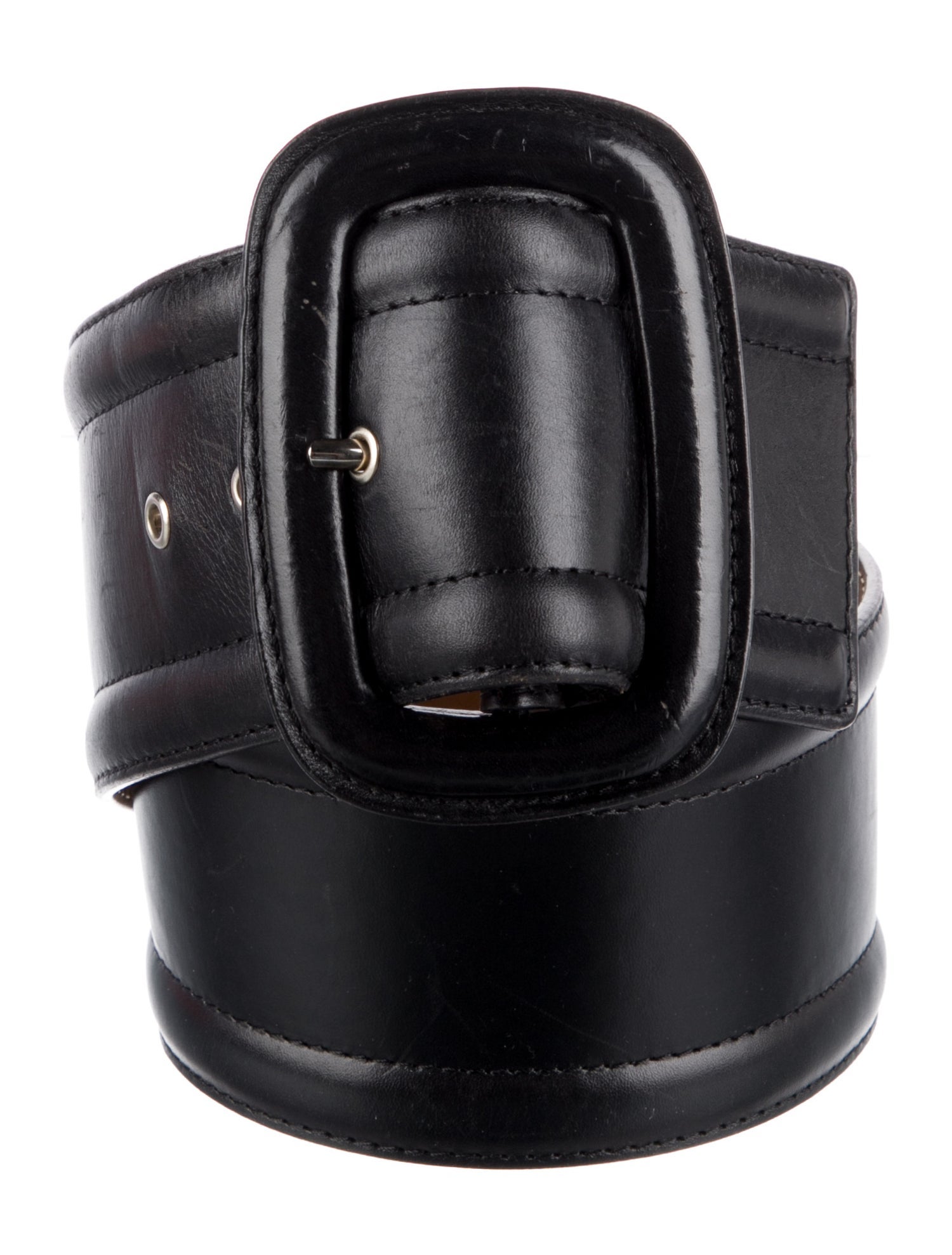 Michael Kors Wide Leather Waist Belt