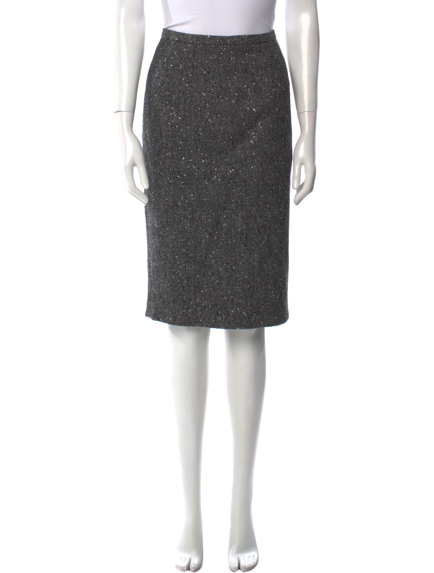 Michael Kors Virgin Wool Knee-Length Skirt w/ Tags