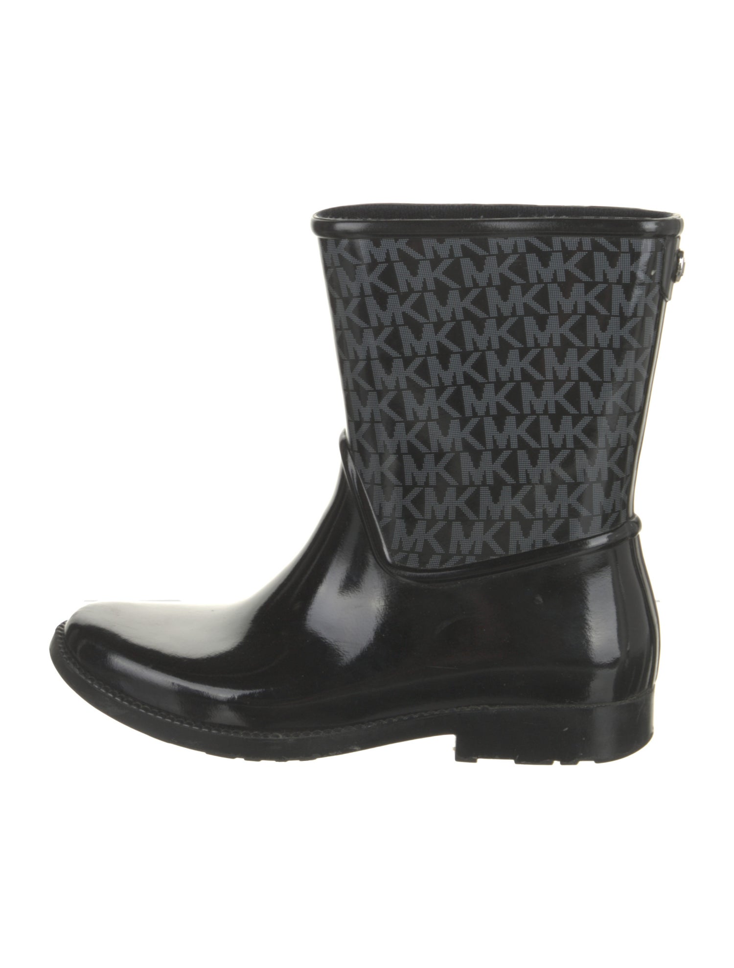 Michael Kors Monogram Pattern Rubber Rain Boots