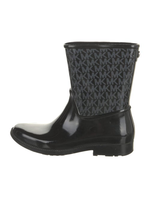 Michael Kors Monogram Pattern Rubber Rain Boots