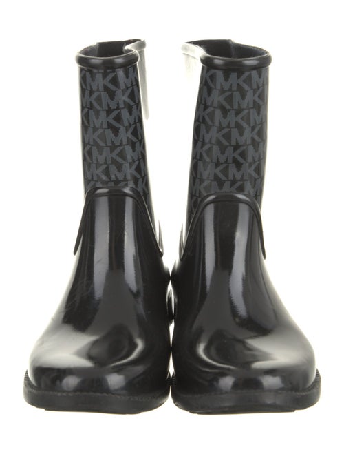 Michael Kors Monogram Pattern Rubber Rain Boots