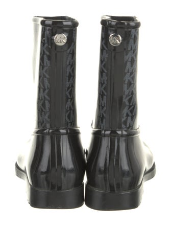 Michael Kors Monogram Pattern Rubber Rain Boots
