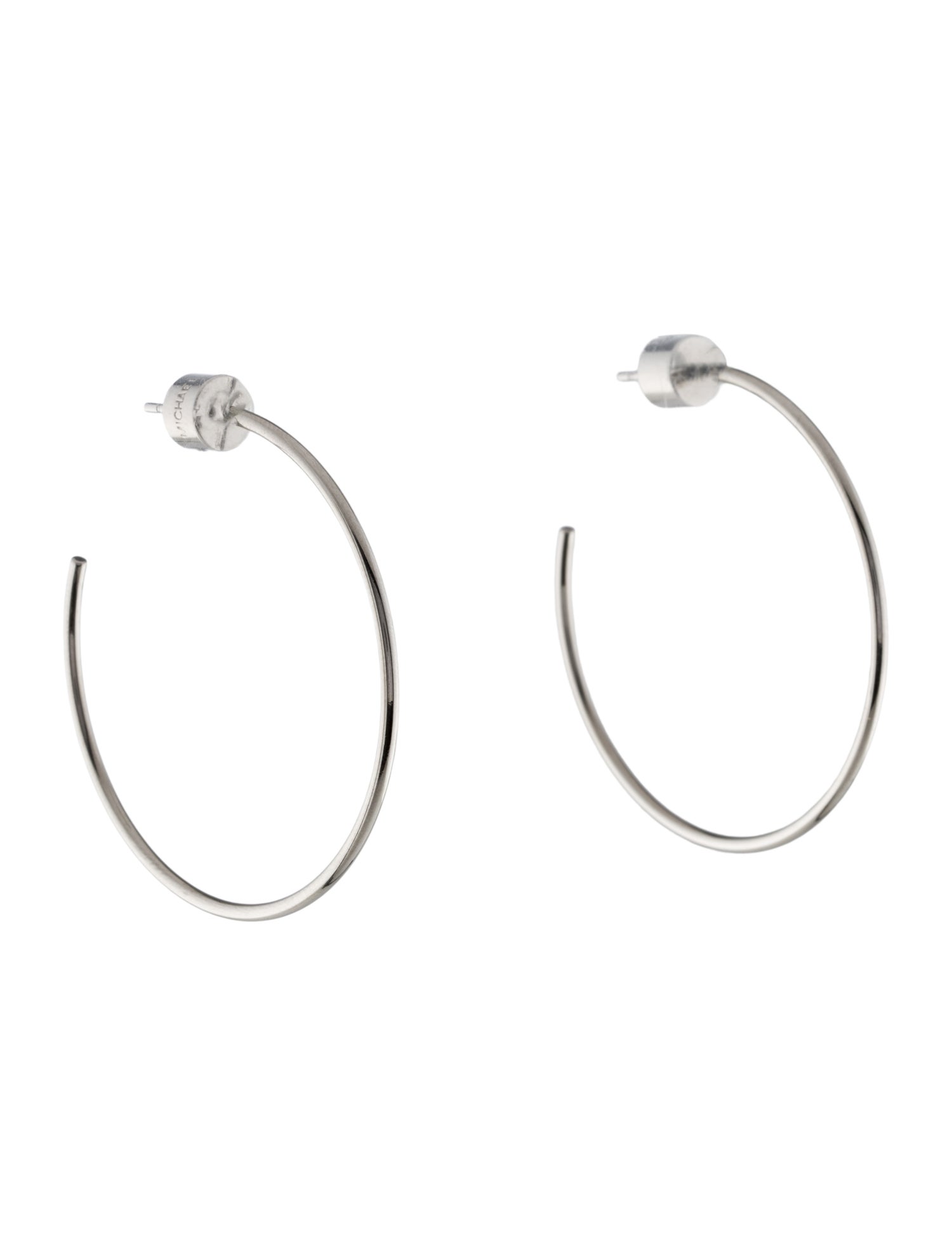 Michael Kors Crystal Hoop Earrings