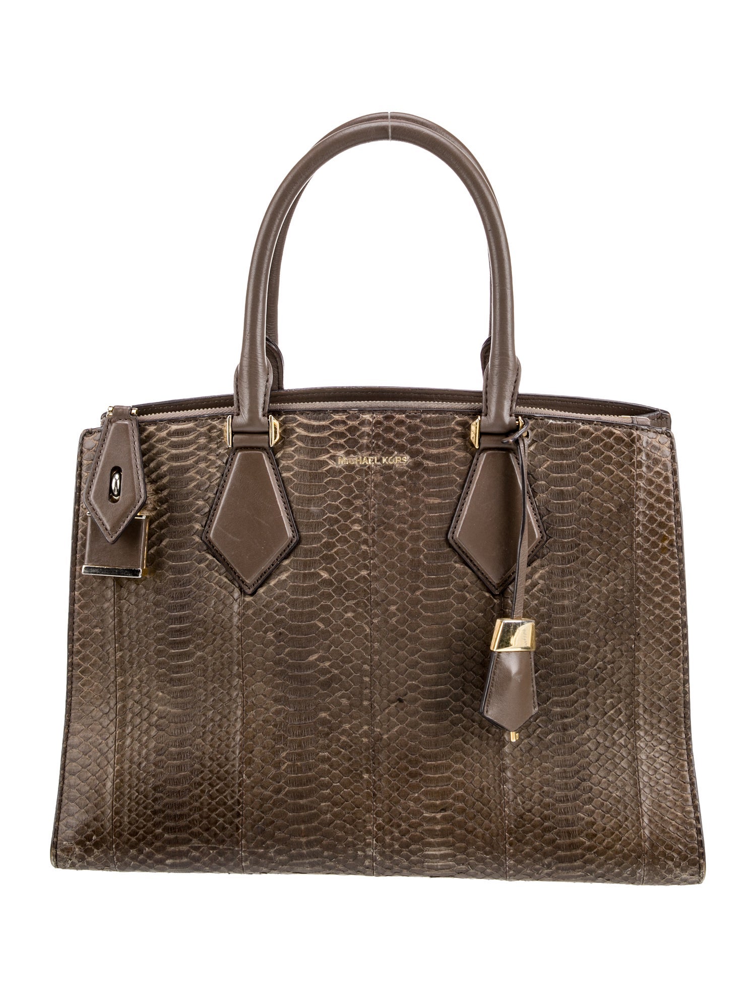 Michael Kors Snakeskin Top Handle Bag
