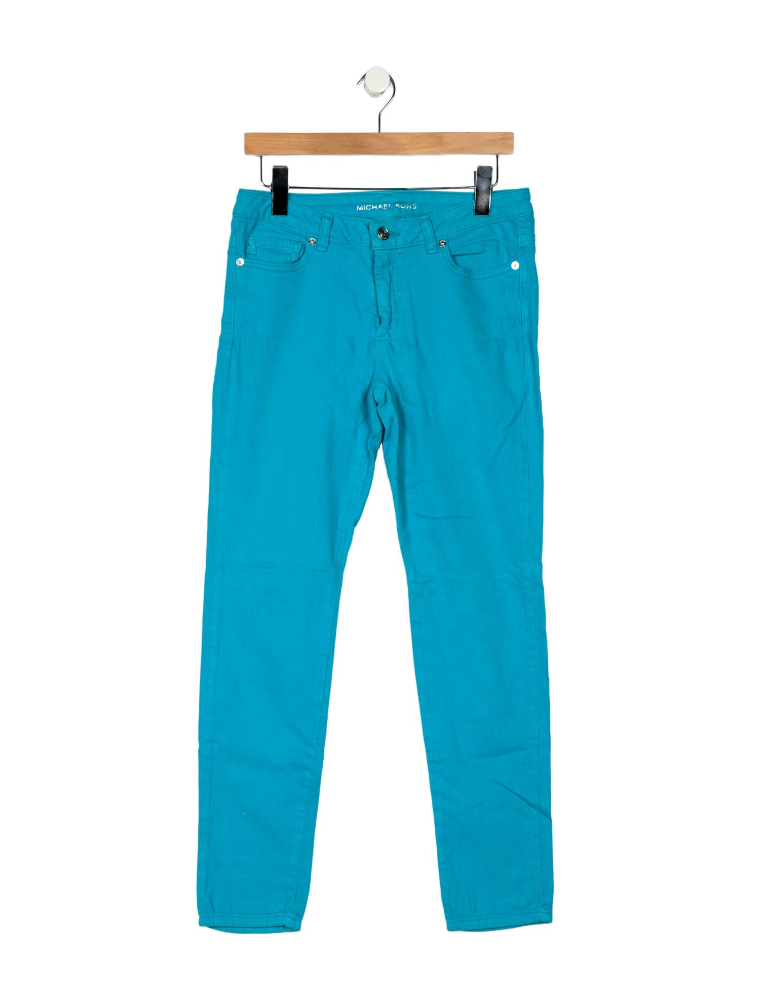 Michael Kors Mid-Rise Skinny Leg Jeans