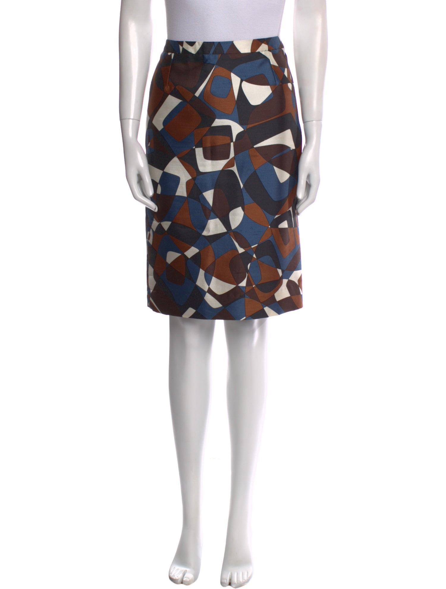Michael Kors Printed Knee-Length Skirt