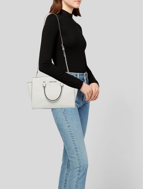 Michael Michael Kors Saffiano Leather Shoulder Bag