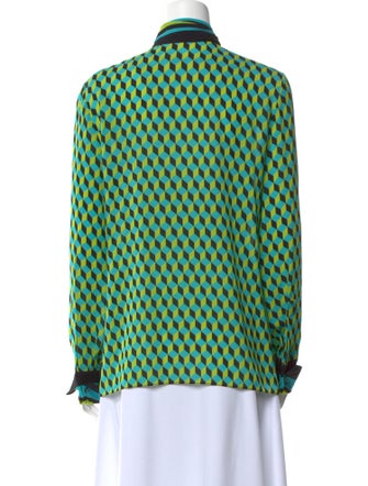 Michael Kors Collection Silk Printed Tunic