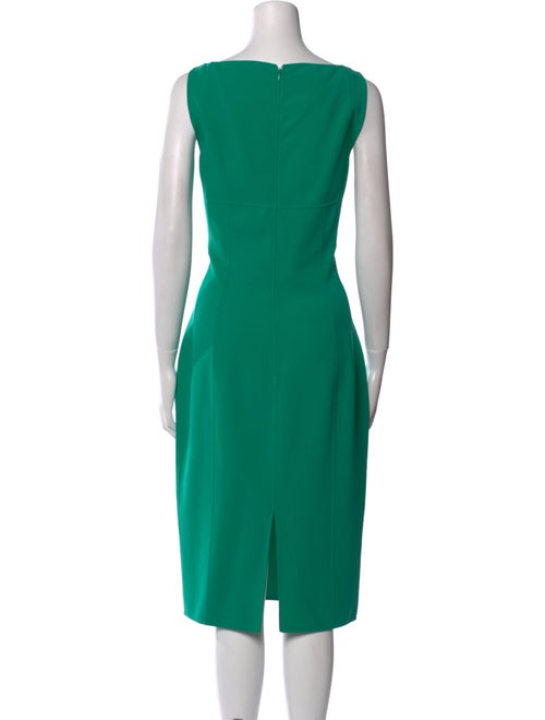 Michael Kors Square Neckline Midi Length Dress
