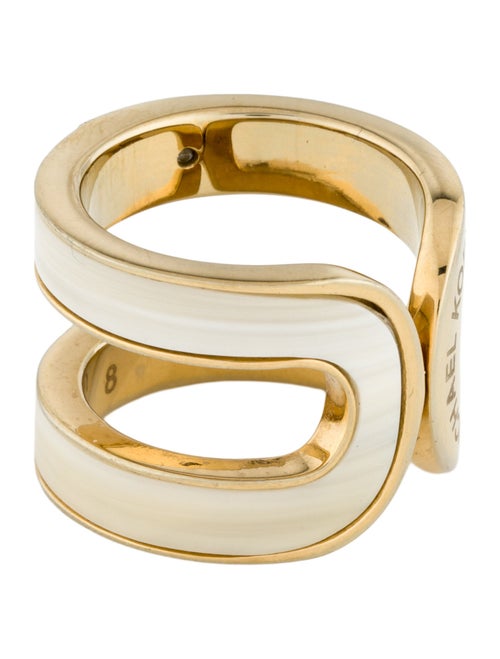 Michael Kors Enamel Open Band Ring
