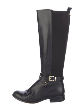 Michael Kors Leather Riding Boots